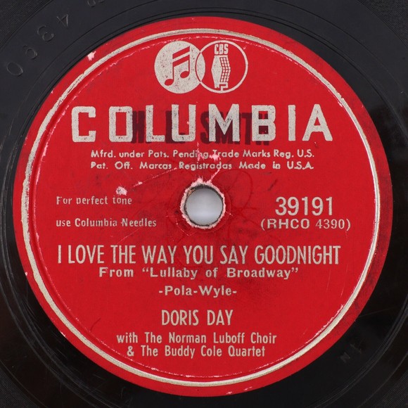 Doris Day – I'll Be Around/I Love The Way You Say Goodnight 78 rpm Record 39191 - Picture 3 of 16